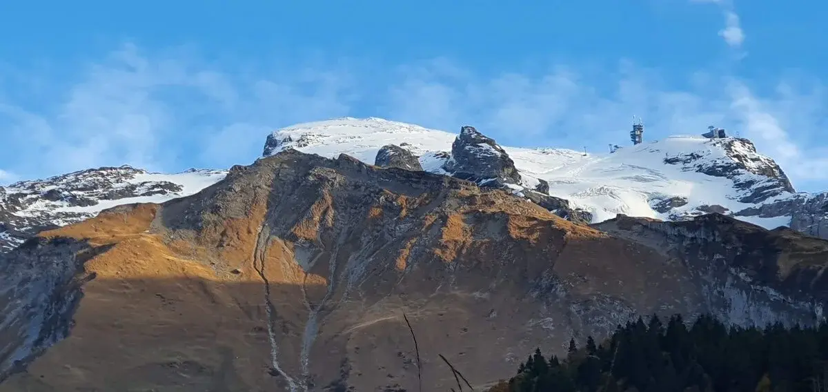 Breathtaking view of Titlis mountain
