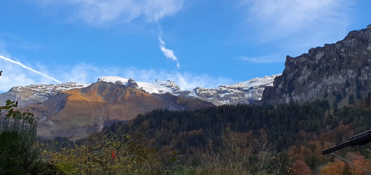 View of Titlis from the terrace