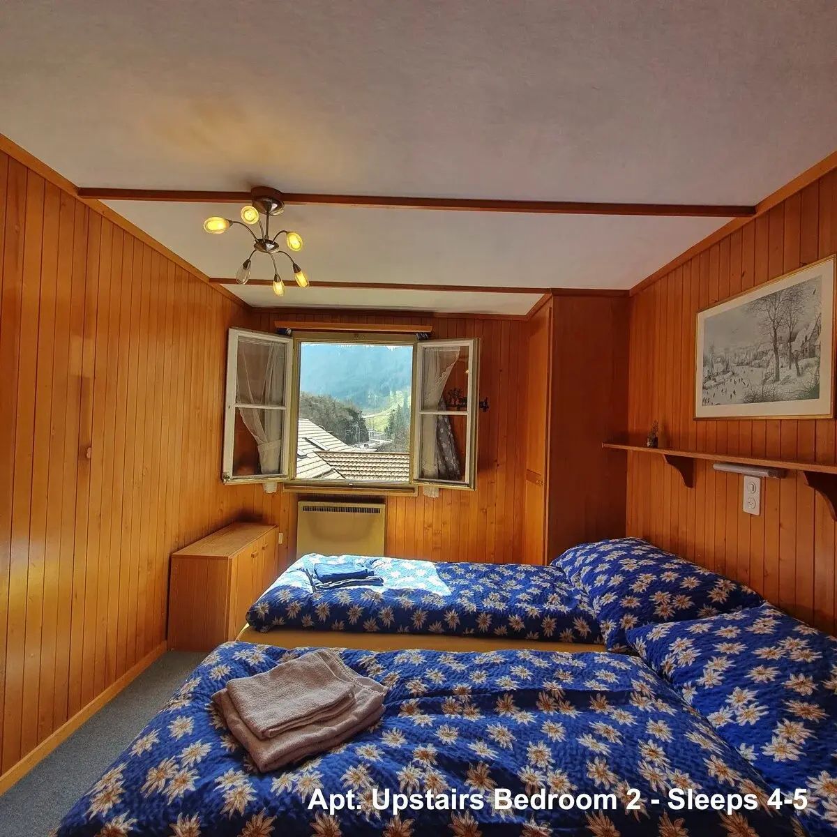 Front bedroom with beds